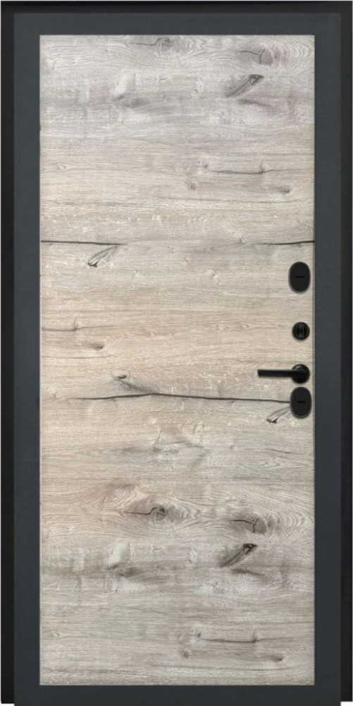 Входная дверь ДвериПРО Аура Без фрезеровки Дуб пацифик горизонт DPRO198231 внутренняя сторона