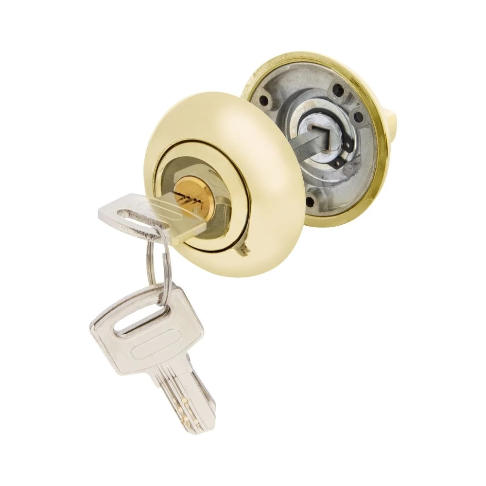 Фото Ручка поворотная с фиксацией ключом BK6.FIX.JR GP-5 золото