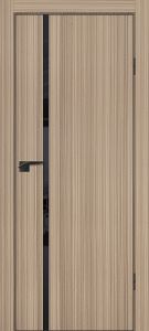 Межкомнатная дверь P-22  кромка ABS черная c 4-х ст. Эвкалипт тасманский
